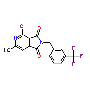 261363-77-3  4-chloro-2-(2-chloro-6-fluorobenzyl)-6-methyl-1H-pyrrolo[3,4-c]pyridine-1,3(2H)-dione