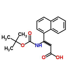 268209-95-6  3-[(tert-butoxycarbonyl)amino]-3-naphthalen-1-ylpropanoic acid
