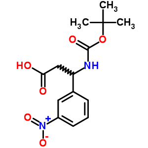 284492-22-4;500770-84-3;501015-24-3  3-[(tert-butoxycarbonyl)amino]-3-(3-nitrophenyl)propanoic acid