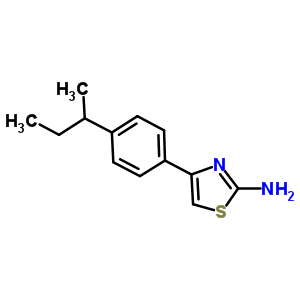 351982-40-6  4-[4-(1-methylpropyl)phenyl]-1,3-thiazol-2-amine