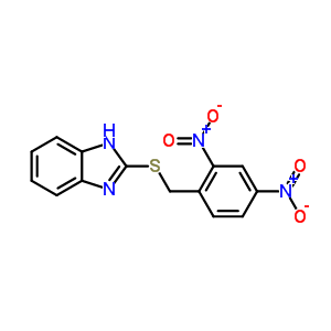 475977-79-8  2-[(2,4-dinitrobenzyl)sulfanyl]-1H-benzimidazole