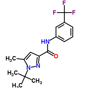 4787-37-5  1-tert-butyl-5-methyl-N-[3-(trifluoromethyl)phenyl]-1H-pyrazole-3-carboxamide