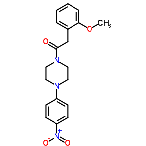 5730-60-9  1-[(2-methoxyphenyl)acetyl]-4-(4-nitrophenyl)piperazine
