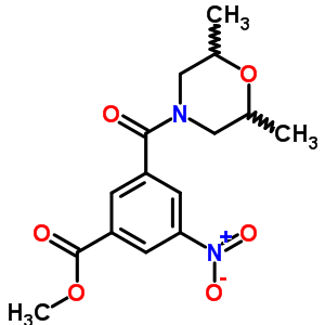 5735-73-9  methyl 3-[(2,6-dimethylmorpholin-4-yl)carbonyl]-5-nitrobenzoate
