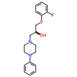 66307-47-9  1-(2-fluorophenoxy)-3-(4-phenylpiperazin-1-yl)propan-2-ol