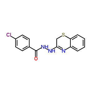 78959-10-1  N'-2H-1,4-benzothiazin-3-yl-4-chlorobenzohydrazide