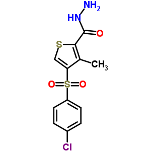 845266-19-5  4-[(4-chlorophenyl)sulfonyl]-3-methylthiophene-2-carbohydrazide