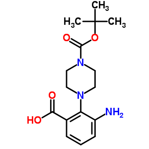 904818-03-7  3-amino-2-[4-(tert-butoxycarbonyl)piperazin-1-yl]benzoic acid