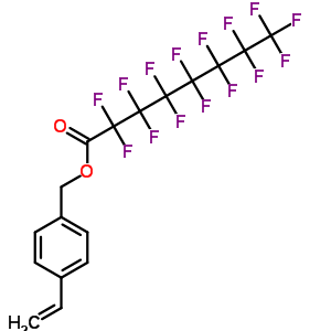 230295-06-4  4-ethenylbenzyl pentadecafluorooctanoate