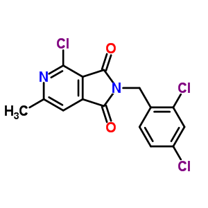 261363-78-4  4-chloro-2-(2,4-dichlorobenzyl)-6-methyl-1H-pyrrolo[3,4-c]pyridine-1,3(2H)-dione