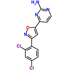 264256-44-2  4-[3-(2,4-dichlorophenyl)isoxazol-5-yl]pyrimidin-2-amine