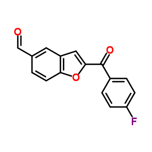 300664-74-8  2-[(4-fluorophenyl)carbonyl]-1-benzofuran-5-carbaldehyde