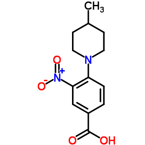 312921-75-8  4-(4-methylpiperidin-1-yl)-3-nitrobenzoic acid 312921-75-8  4-(4-methylpiperidin-1-yl)-3-nitrobenzoic acid