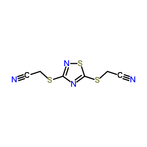332110-36-8  2,2'-(1,2,4-thiadiazole-3,5-diyldisulfanediyl)diacetonitrile