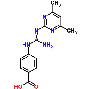 354994-01-7  4-[(4,6-dimethylpyrimidin-2-yl)carbamimidamido]benzoic acid