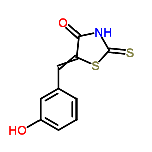 37530-35-1  (5E)-5-(3-hydroxybenzylidene)-2-sulfanyl-1,3-thiazol-4(5H)-one