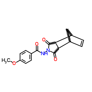 5360-43-0  N-(1,3-dioxo-1,3,3a,4,7,7a-hexahydro-2H-4,7-methanoisoindol-2-yl)-4-methoxybenzamide