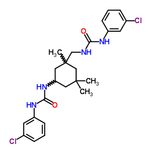 5523-93-3  1-(3-chlorophenyl)-3-[3-({[(3-chlorophenyl)carbamoyl]amino}methyl)-3,5,5-trimethylcyclohexyl]urea