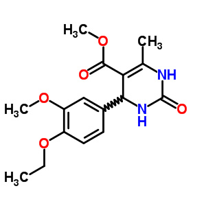 5603-10-1  methyl 4-(4-ethoxy-3-methoxyphenyl)-6-methyl-2-oxo-1,2,3,4-tetrahydropyrimidine-5-carboxylate