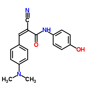 5734-69-0  (2Z)-2-cyano-3-[4-(dimethylamino)phenyl]-N-(4-hydroxyphenyl)prop-2-enamide