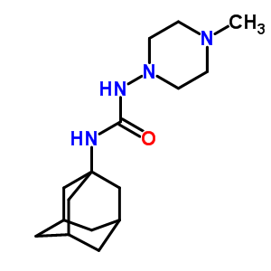 5753-86-6  1-(4-methylpiperazin-1-yl)-3-tricyclo[3.3.1.1~3,7~]dec-1-ylurea