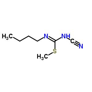 5848-28-2  methyl N'-butyl-N-cyanoimidothiocarbamate
