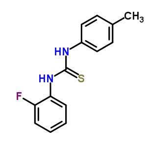 65551-00-0  1-(2-fluorophenyl)-3-(4-methylphenyl)thiourea