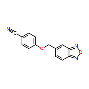 845266-25-3  4-(2,1,3-benzoxadiazol-5-ylmethoxy)benzonitrile 845266-25-3  4-(2,1,3-benzoxadiazol-5-ylmethoxy)benzonitrile