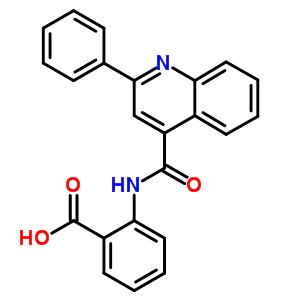 85-78-9  2-{[(2-phenylquinolin-4-yl)carbonyl]amino}benzoate