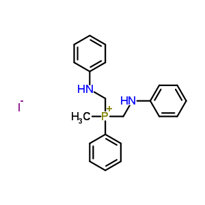 85684-50-0  methyl(phenyl)bis[(phenylamino)methyl]phosphonium iodide