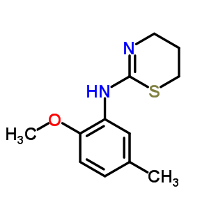 91557-27-6  N-(2-methoxy-5-methylphenyl)-5,6-dihydro-4H-1,3-thiazin-2-amine