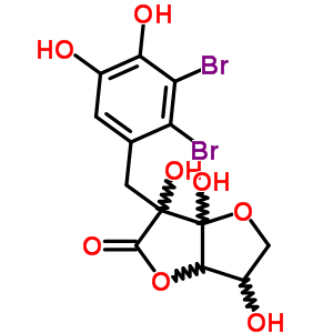 100676-10-6  3-(2,3-dibromo-4,5-dihydroxybenzyl)-3,3a,6-trihydroxytetrahydrofuro[3,2-b]furan-2(3H)-one (non-preferred name)