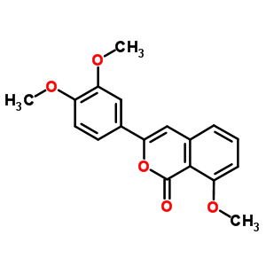 147666-84-0  3-(3,4-dimethoxyphenyl)-8-methoxy-1H-isochromen-1-one