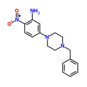 23470-43-1  5-(4-benzylpiperazin-1-yl)-2-nitroaniline