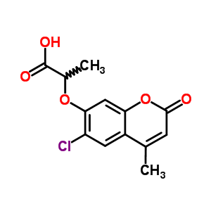 301683-08-9  2-[(6-chloro-4-methyl-2-oxo-2H-chromen-7-yl)oxy]propanoic acid