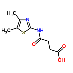 304459-57-2  4-[(4,5-dimethyl-1,3-thiazol-2-yl)amino]-4-oxobutanoic acid