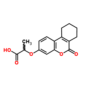 313471-13-5  2-[(6-oxo-7,8,9,10-tetrahydro-6H-benzo[c]chromen-3-yl)oxy]propansäure