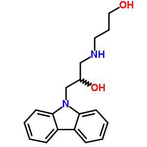 324773-66-2  (2R)-3-(9H-carbazol-9-yl)-2-hydroxy-N-(3-hydroxypropyl)propan-1-aminium