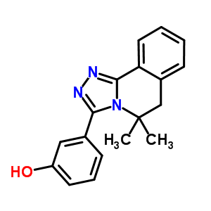 330998-71-5  3-(5,5-dimethyl-5,6-dihydro[1,2,4]triazolo[3,4-a]isoquinolin-3-yl)phenol