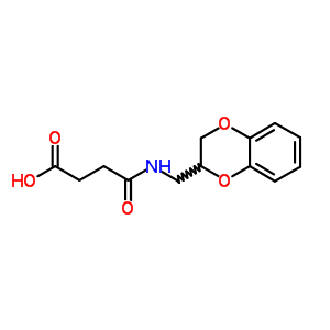 337497-09-3  4-[(2,3-dihydro-1,4-benzodioxin-2-ylmethyl)amino]-4-oxobutanoic acid