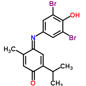 5415-31-6  (4E)-4-[(3,5-dibromo-4-hydroxyphenyl)imino]-5-methyl-2-(propan-2-yl)cyclohexa-2,5-dien-1-one