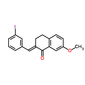 5612-63-5  (2E)-2-(3-iodobenzylidene)-7-methoxy-3,4-dihydronaphthalen-1(2H)-one