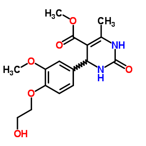 5705-98-6  methyl 4-[4-(2-hydroxyethoxy)-3-methoxyphenyl]-6-methyl-2-oxo-1,2,3,4-tetrahydropyrimidine-5-carboxylate