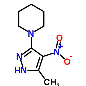 5740-03-4  1-(5-methyl-4-nitro-1H-pyrazol-3-yl)piperidine