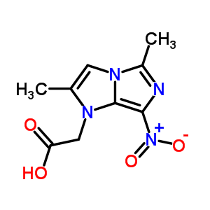 5801-01-4  (2,5-dimethyl-7-nitro-1H-imidazo[1,5-a]imidazol-1-yl)acetic acid