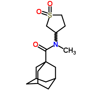 5870-31-5  N-(1,1-dioxidotetrahydrothiophen-3-yl)-N-methyltricyclo[3.3.1.1~3,7~]decane-1-carboxamide