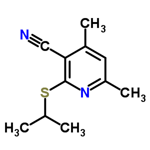 690632-78-1  4,6-dimethyl-2-[(1-methylethyl)sulfanyl]pyridine-3-carbonitrile