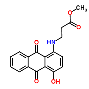 71720-87-1  methyl N-(4-hydroxy-9,10-dioxo-9,10-dihydroanthracen-1-yl)-beta-alaninate