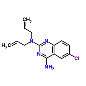 7404-02-6  6-chloro-N~2~,N~2~-di(prop-2-en-1-yl)quinazoline-2,4-diamine