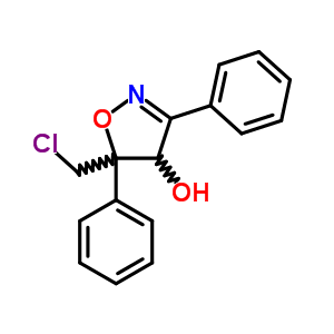 7462-78-4  5-(chloromethyl)-3,5-diphenyl-4,5-dihydro-1,2-oxazol-4-ol